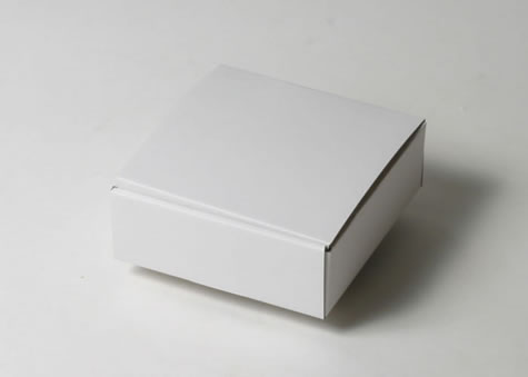 底面がほぼ正方形で開口部も広く梱包しやすい箱－Ｎ式蓋差込みタイプ