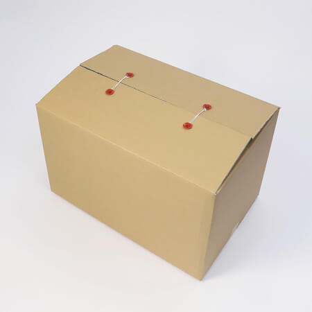 <人形ケース用>再開封しやすい文化鋲付きA式箱