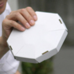 段ボール製フライングディスク