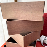 【ミラプリ】木目調印刷入り収納ボックス