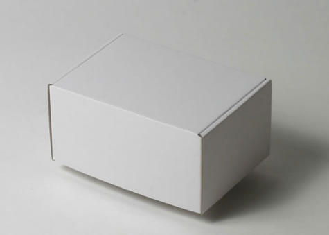 Ｂ6サイズの商品に程よくフィットする段ボール箱－Ｎ形額縁タイプケース
