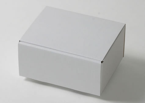 天面がとても広く社名印刷もはえる段ボール箱－Ｎ式蓋差し込み型段ボール箱