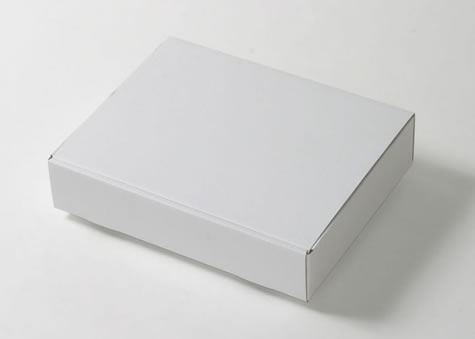 B5カタログ同封に便利なサイズの箱－Ｎ形蓋差し込みタイプ段ボール箱