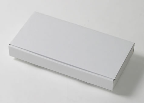 直径15ｃｍ位のプレート2枚の梱包に便利な箱－Ｎ型蓋差込みタイプ段ボール箱