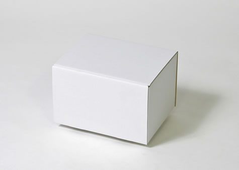 色つき紙を使って一味違う箱も製作できます！－Ｎ型蓋差込み段ボールケース