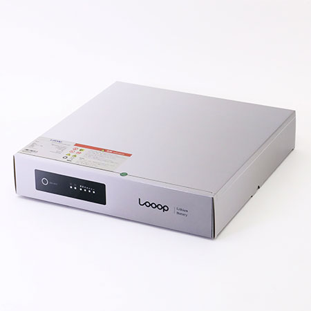 家庭用蓄電池のモックアップ オフセット印刷